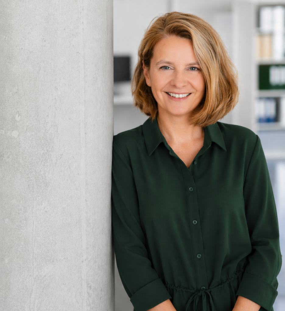 muddi in grüner bluse